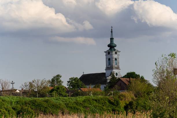istock Orthodox church in Kovilj, Serbia 1453259476