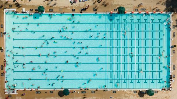 istock Fun at the local swimming pool 1453262930