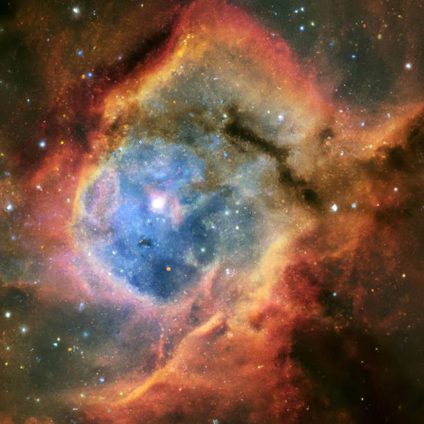 istock Nebula surrounded by stars in galaxy 1453269253