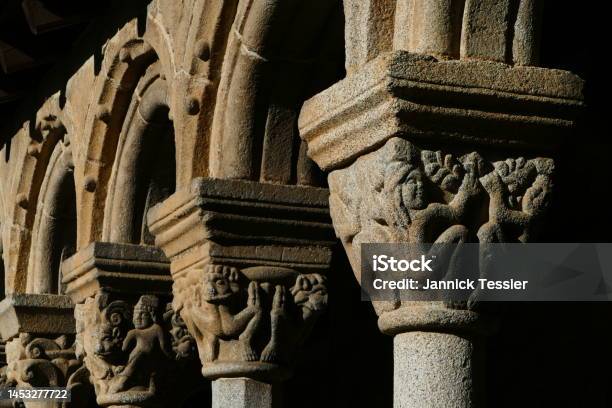 La Seu Durgell Cathedral Of Saint Mary Of Urgell Stock Photo - Download Image Now - Capital - Architectural Feature, Catalonia, Cathedral