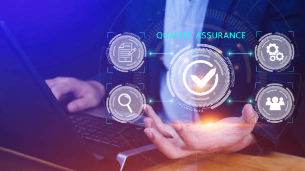 istock Quality Assurance Control Standards, Standards and Certification Concepts, Guaranteed Quality Guaranteed Service Standard Internet Technology Business Concept. 1453282595