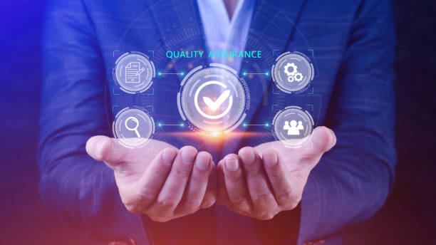 istock Quality Assurance Control Standards, Standards and Certification Concepts, Guaranteed Quality Guaranteed Service Standard Internet Technology Business Concept. 1453282619
