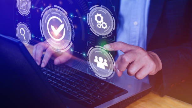 istock Quality Assurance Control Standards, Standards and Certification Concepts, Guaranteed Quality Guaranteed Service Standard Internet Technology Business Concept. 1453282657