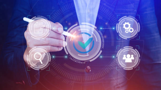 istock Quality Assurance Control Standards, Standards and Certification Concepts, Guaranteed Quality Guaranteed Service Standard Internet Technology Business Concept. 1453282673