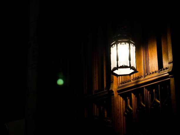 istock Lantern Lights Up Dark Room 1453282860