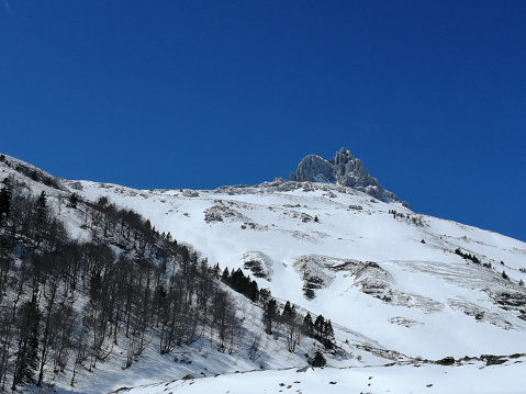 Le Countendé, in the cirque of Lescun, in the Aspe valley in the Atlantic Pyrenees