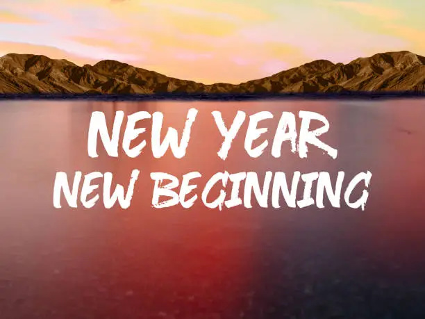 New year new beginning, 2022, 2023 and new year wishing background