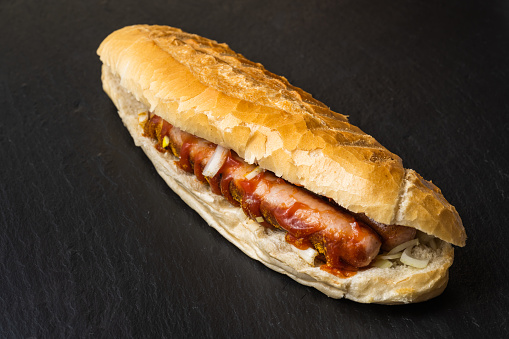 Bosna or Bosner Austrian Hot Dog