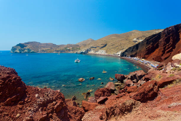 istock Red Beach, Santorini Island, Greece 1453295499
