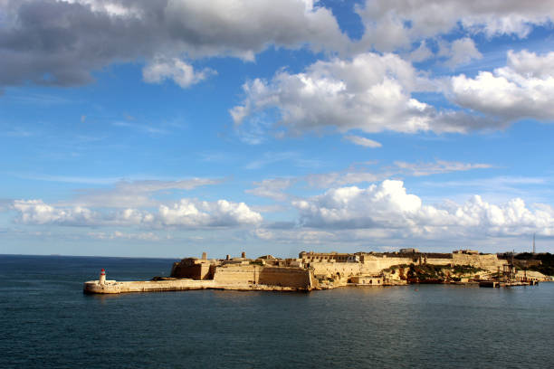 istock Fort Ricasoli and the Grand Harbour Malta from Valetta. 1453299922