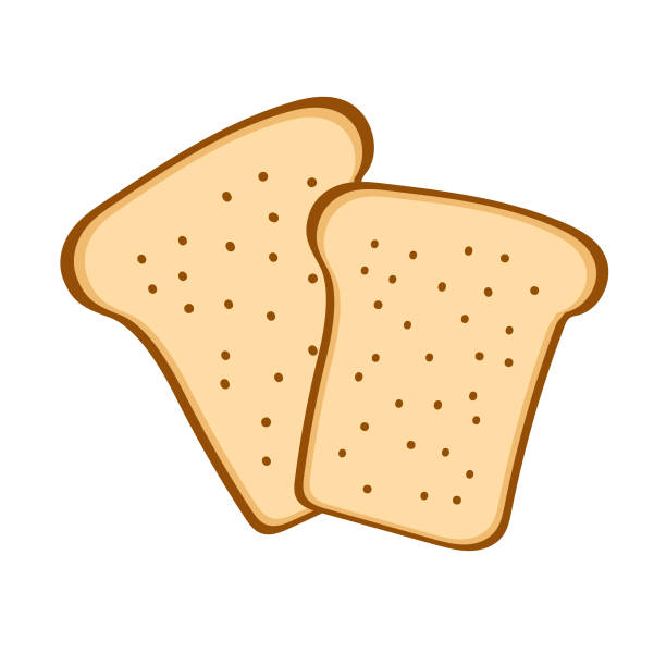 ilustrações, clipart, desenhos animados e ícones de ilustração dos desenhos animados do pão, produtos da padaria. - sandwich turkey bread toast