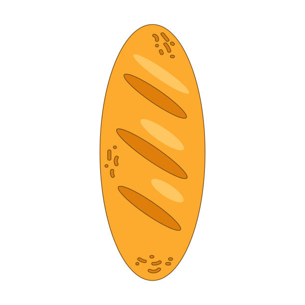 ilustrações, clipart, desenhos animados e ícones de ilustração dos desenhos animados do pão, produtos da padaria. - sandwich turkey bread toast