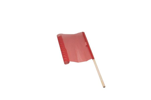 istock Cargo red flag isolated on a white background, a concept of warning 1453300985