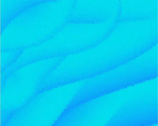 Vector illustration of blue abstract feather background