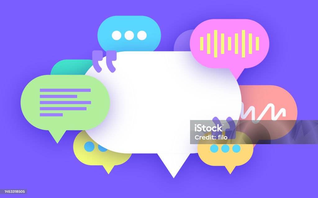 Mluvící řeč Bublina Konverzace Chatování Debata - Bez autorských poplatků Řečová bublina vektorové obrázky Mluvící řeč Bublina Konverzace Chatování Debata - Bez autorských poplatků Řečová bublina vektorové obrázky