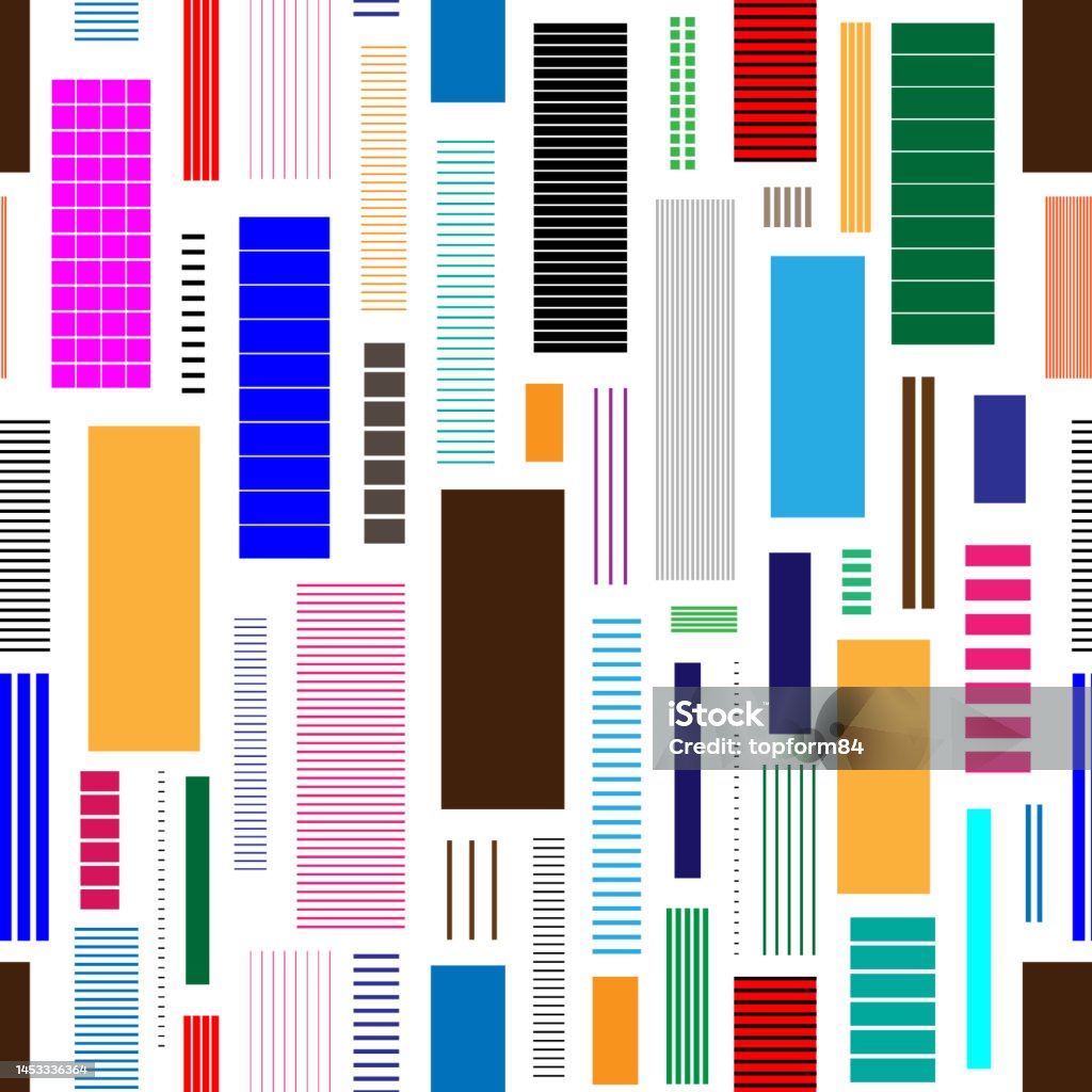 Rectangular Forms Abstract Texture Seamless Background Design Element ...