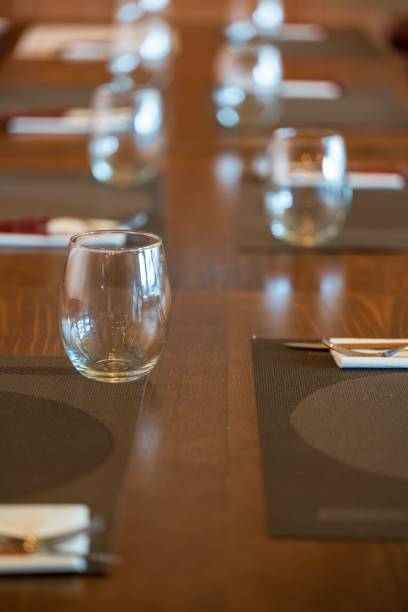 istock Closeup of glasses on the table 1453337893