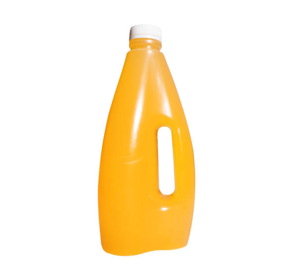 istock Multi fruit juice transparent plastic bottle isolated on white background 1453338036