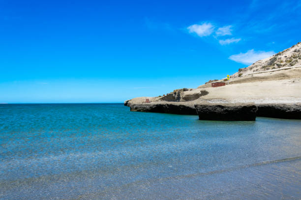 istock View of Puerto Piramides cliffs 1453345247