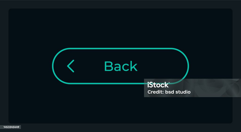 Hover Return Button Ui Element Template Stock Illustration - Download ...