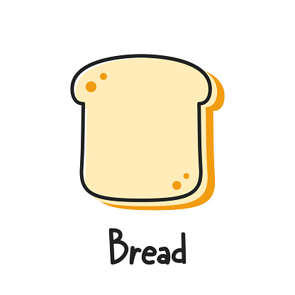 Toast logo. Bread vector. bread symbol. wallpaper. free space for text. bread logo design.