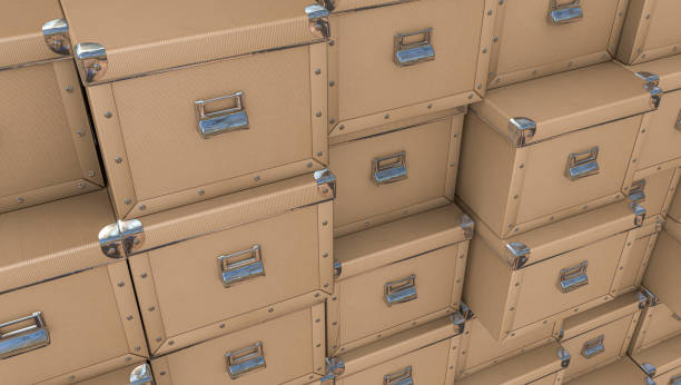 офисная бумажная коробка - stack file paper document стоковые фото и изображения