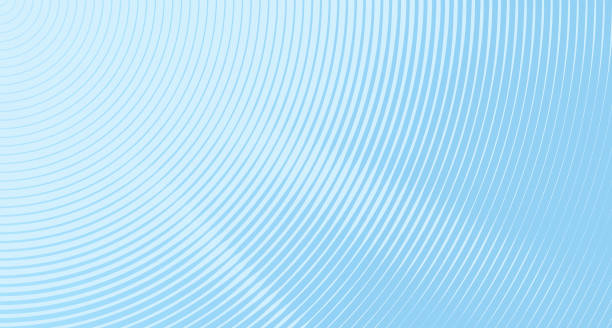 ilustrações de stock, clip art, desenhos animados e ícones de abstract background with concentric stripes - light blue background