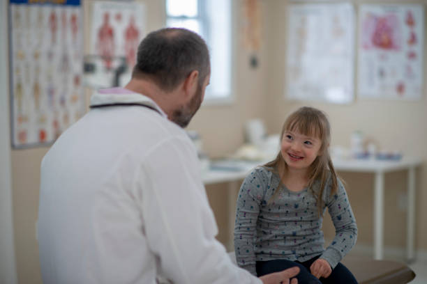 istock Little Girl at a Check-Up 1453355197