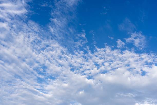 istock Beautiful view of cloudscape with a blue sky on a sunny day 1453359223