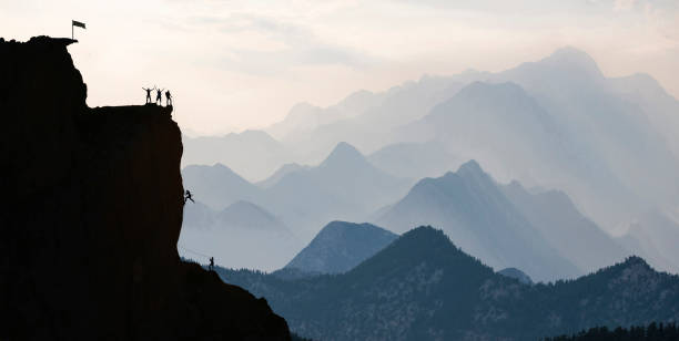 istock successful people of the summit; team leadership, determined and professional work team 1453361438