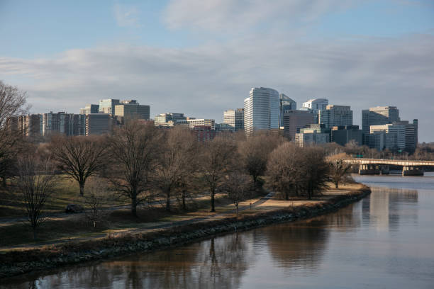 istock Arlington Virginia cityscape and skyline 1453363484