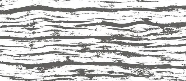 Vector illustration of Cracked driftwood texture