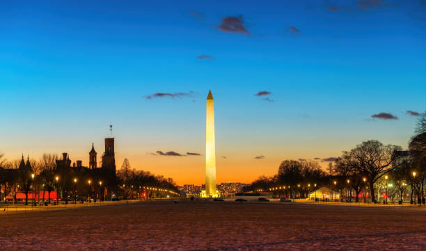 istock Washington Monument at dusk, USA 1453374467