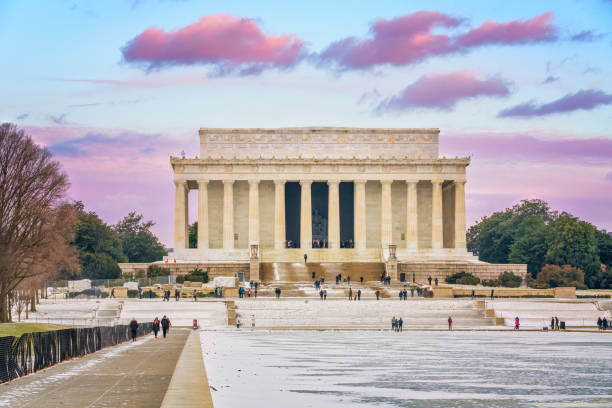 istock Lincoln memorial at winter, Washington DC 1453374497