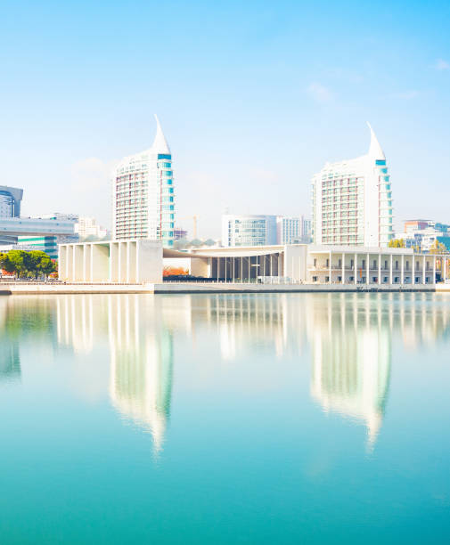 istock Modern Lisbon architecture expo pavilions 1453375255