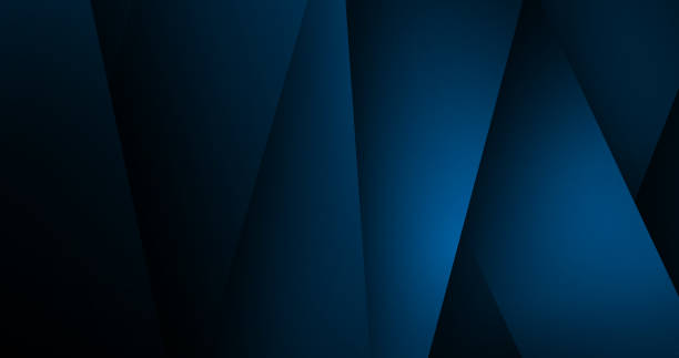 ilustraciones, imágenes clip art, dibujos animados e iconos de stock de fondo abstracto en capas de azul profundo - oscuro