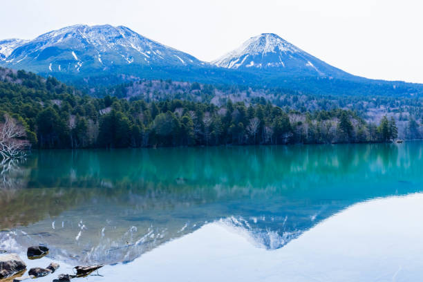 istock onneto lake in early spring in Hokkaido 1453390153