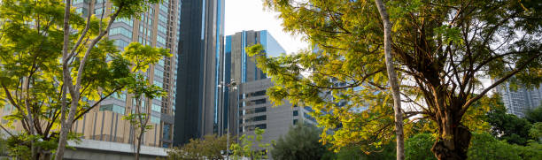 istock Modern buildings covered with greenery in Bangkok 1453392435