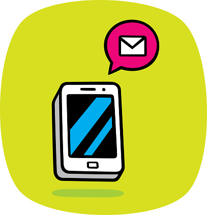 Smartphone Text Message Doodle向量圖形及更多圖畫 - 藝術品圖片 - 圖畫 - 藝術品, 郵件, 卡通 - iStock