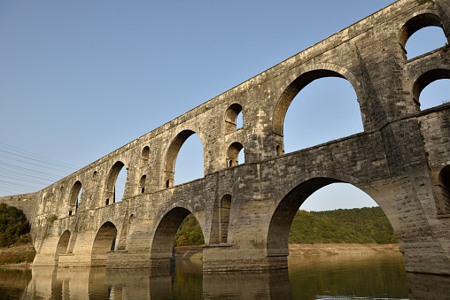 kemerburgaz, maglova aqueduct, istanbul, turkey