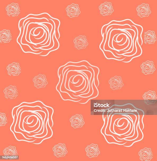 Rose X Pattern Rose Pattern Stock Illustration - Download Image Now - Abstract, Art ...