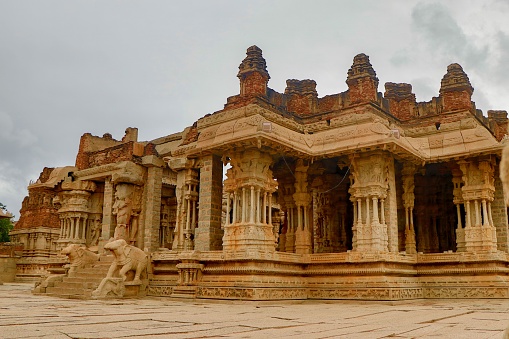 Architectural history of hampi in india, a part of silk route