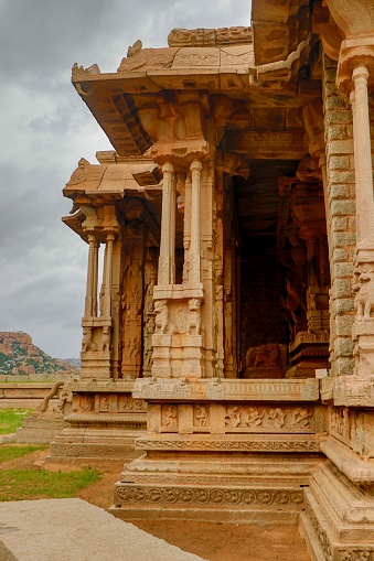 Architectural history of hampi in india, a part of silk route