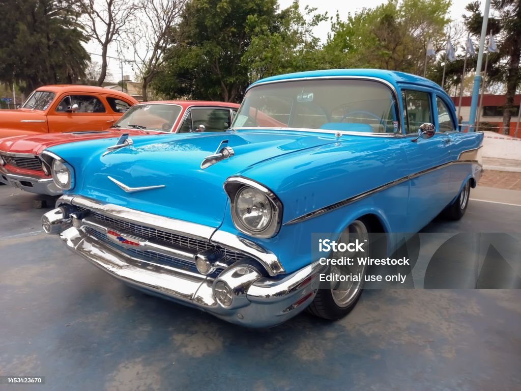 Old Blue 1957 Chevrolet Chevy Bel Air Sport Sedan Two Door In A Stock Photo - Download Image Now - iStock Old Blue 1957 Chevrolet Chevy Bel Air Sport Sedan Two Door In A Stock Photo - Download Image Now - Istock