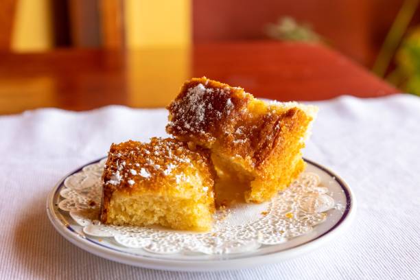 istock Slices of pound cake in a plate 1453423758