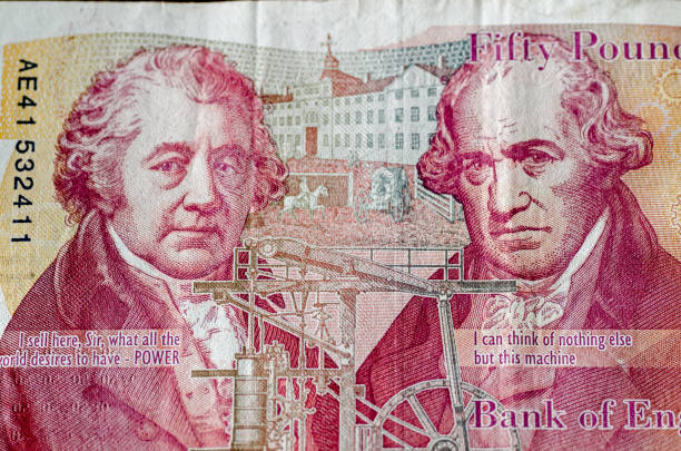 istock Matthew Boulton and James Watt on a £50 banknote, 1453436971