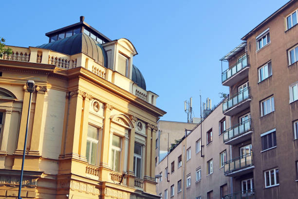 istock Old buildings in Bratislava, Slovakia 1453446189