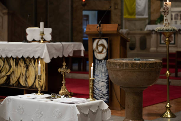 istock Altar prepared for a certain religious ceremony 1453447534