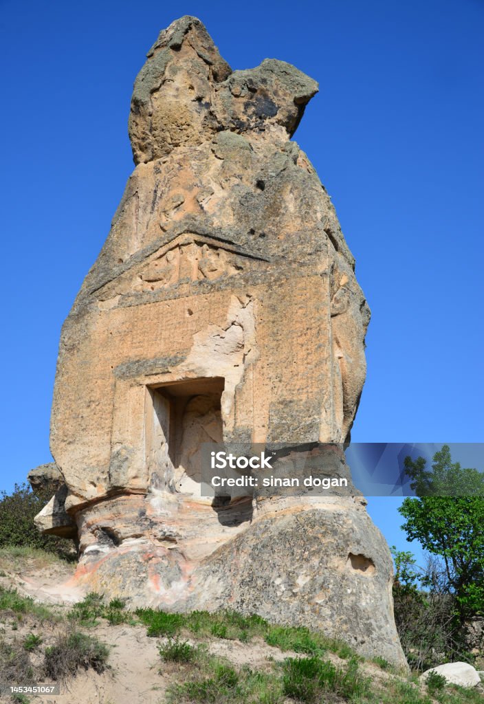 Doger Aslankaya Temple - Afyon The Aslankaya Temple in Afyonkarahisar is thought to have been built in the 7th century. Afyonkarahisar Stock Photo