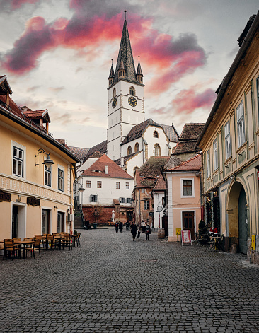 Sibiu Old Town Street Views